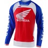 CAMISOLA TROY LEE DESIGNS 2021 SE PRO AIR BOLDOR HONDA - AZUL / VERMELHO